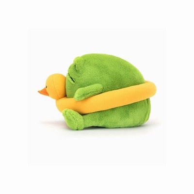 Jellycat Ricky Rain Frog Rubber Ring USA | 12406OPTZ